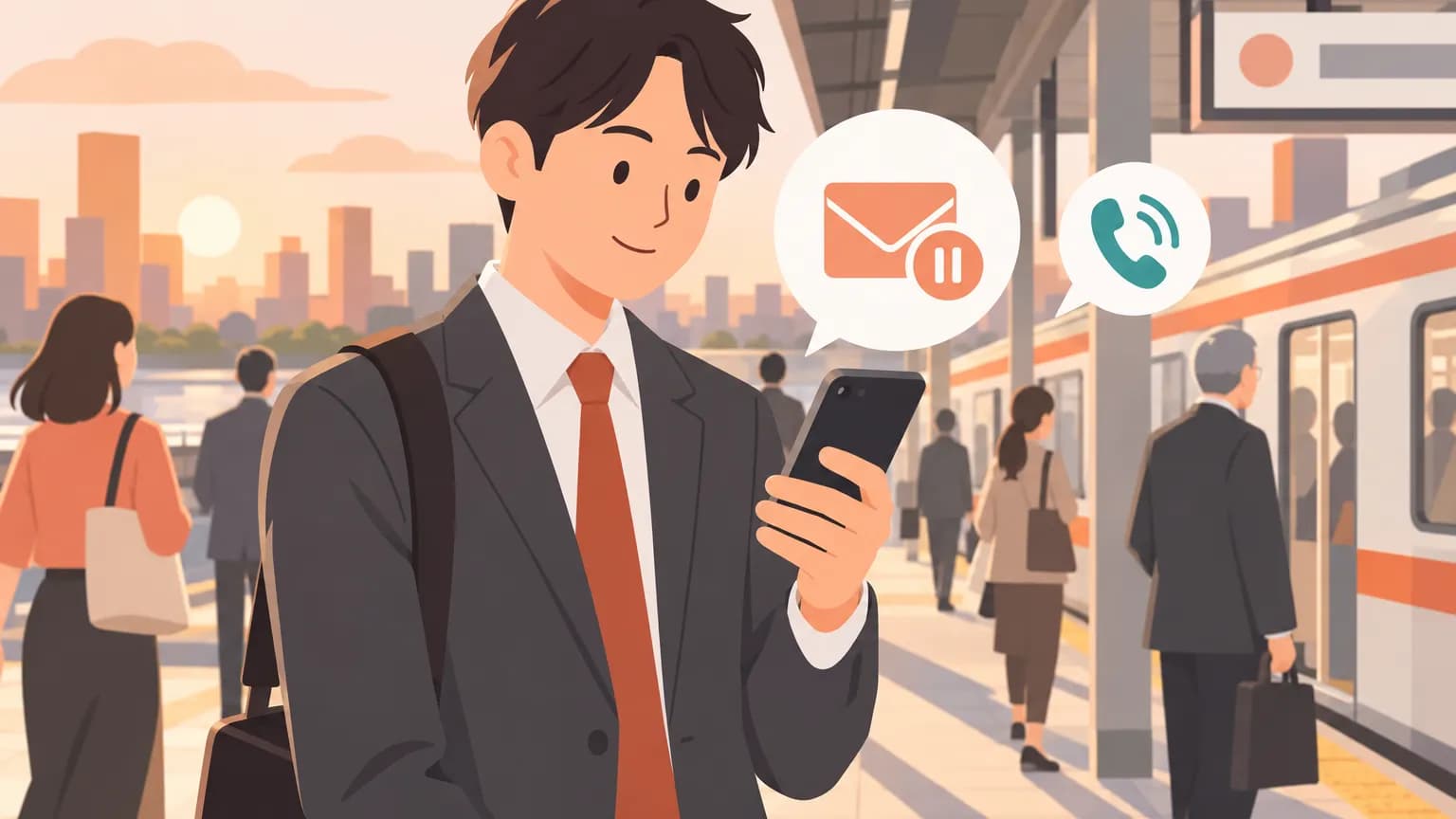 auとUQ mobileのメール、朝から全国で使いにくく 通話とデータ通信は使える