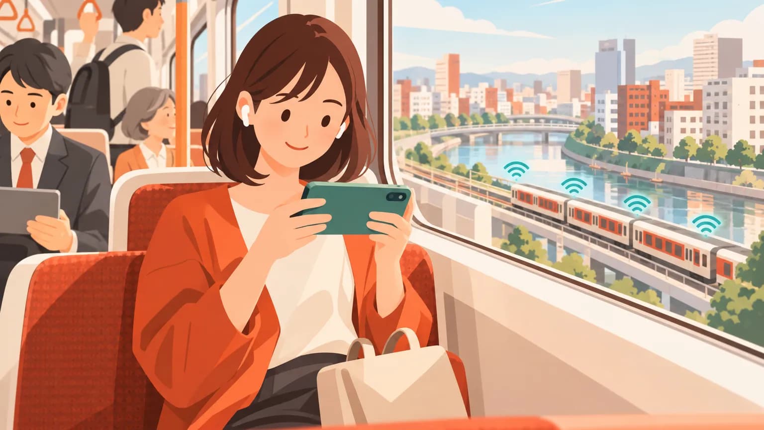 ドコモ、関西の主要5路線で通信を強化 移動中の動画・SNSを快適に