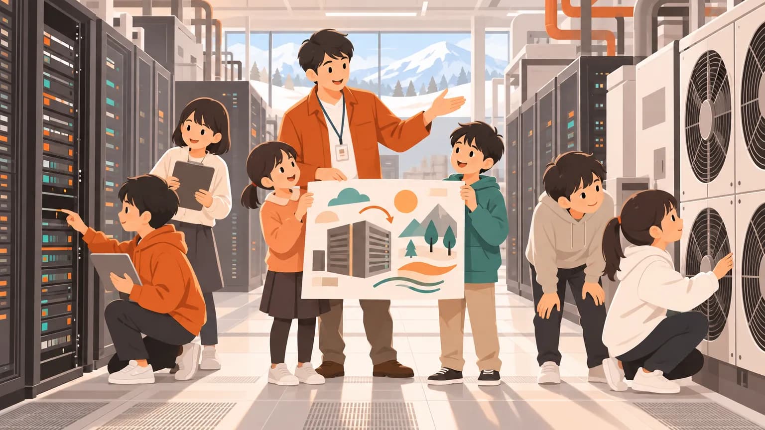 さくらインターネット、子どもの職業体験を初開催 データセンターで学ぶ